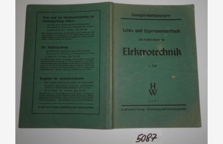 Lehr- und Experimentierbuch mit Fachrechnen für Elektrotechnik