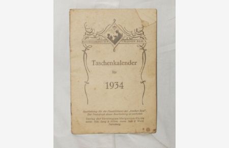 Taschenkalender für 1934