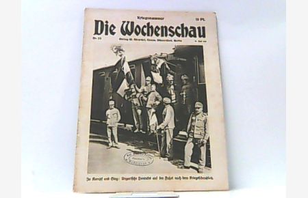 Die Wochenschau. Kriegsnummer Nr. 25 vom 19. Juni 1915.