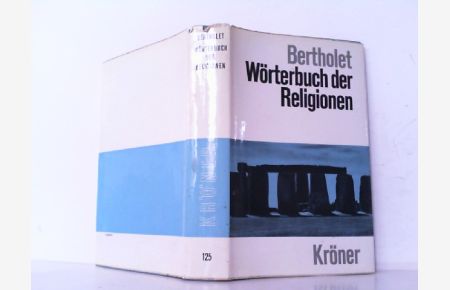 Wörterbuch der Religionen.   - (Reihe: Kröners Taschenausgabe Band 125).