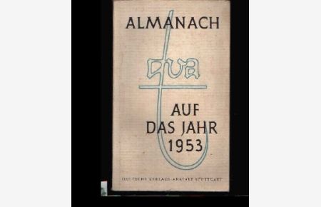 Almanach auf das Jahr 1953