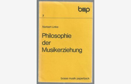 Philosophie der Musikerziehung.