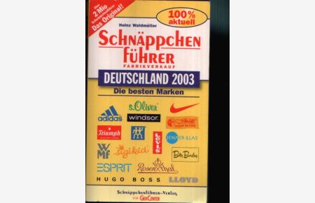 Schnäppchenführer Deutschland 2003  - Die besten Marken