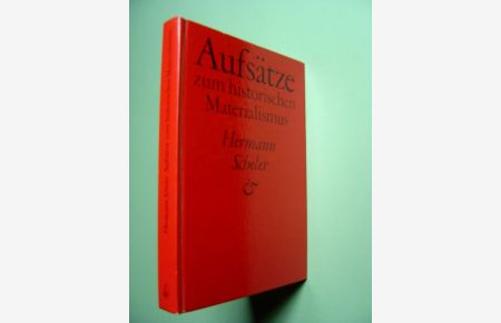 Aufsätze zum historischen Materialismus. Herausgegeben von Frank Rupprecht.