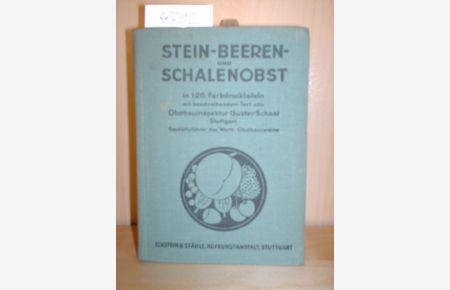 Stein-, Beeren- und Schalenobst  - in 126 Farbdrucktafeln mit beschreibendem Text.