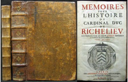 Memoires pour L`Histoire du Cardinal Duc de Richelieu. 2 Bände (komplett).