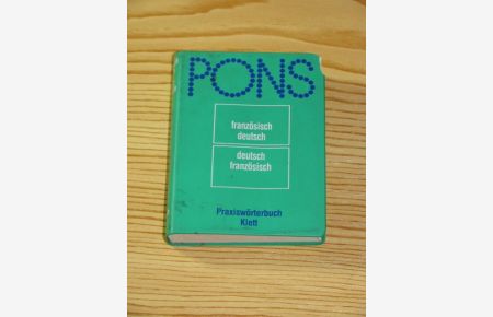 PONS Praxiswörterbuch französisch - deutsch / deutsch - französisch