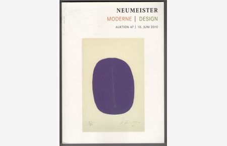 Neumeister Moderne , Design , Auktion 47 , 10. Juni 2010