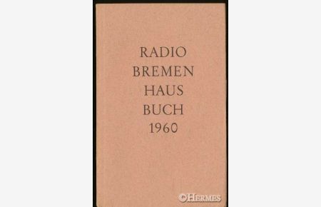 Radio Bremen Hausbuch 1960