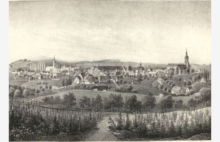 Königsbrück. Lithographie um 1840