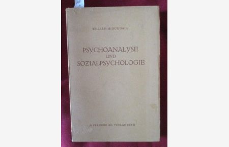 Psychoanalyse und Sozialpsychologie.