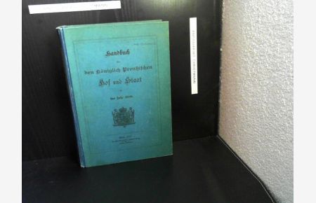 Handbuch über den Königlich Preussischen Hof und Staat für das Jahr 1908