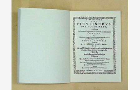 Bibliotheca Nova Tigurinorum Publico-Privata Selectiorum Variarum Linguarum, Artium & Scientiarum Librorum.
