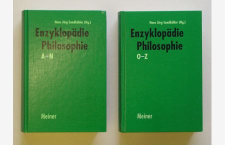 Enzyklopädie Philosophie. [2 Bde. ; komplett].