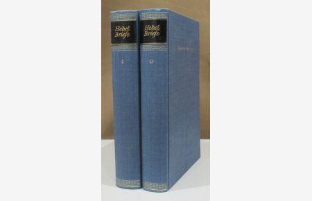Briefe der Jahre 1784 - 1826. Gesamtausgabe. 2 Bände. Hrsg. u. erläutert v. Wilhelm Zentner. Erweiterte und revidierte Ausgabe.