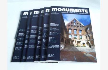 Magazin für Denkmalkultur in Deutschland. 12 Hefte in 6 Heften (komplett)