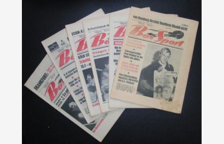 Der Boxsport 1968 - 5 Hefte = Einzelverkauf möglich , siehe Beschreibung !