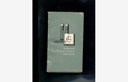 Almanach des Verlages Georg D. W. Callwey zum 75. Jahr