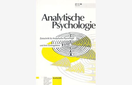 Analytische Psychologie. 27. Jahrgang Hefte 1-4. 1996.   - Zeitschrift für Analytische Psychologie und ihre Grenzgebiete.