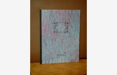 Marmorpapiere: Foliomappe mit 5 handgefertigten Marmorpapieren