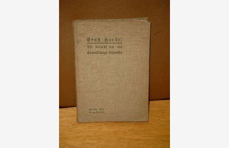 Der Kampf um den Entwickelungs-Gedanken. Drei Vorträge, gehalten am 14. , 16. Und 19. April 1905 im Saale der Sing-Akademie zu Berlin.