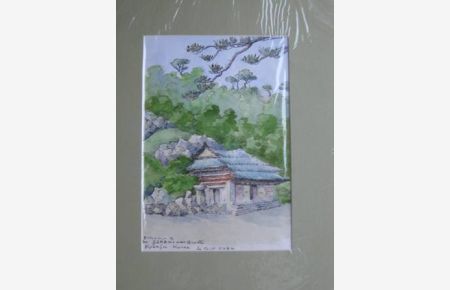 Kyonzu, Korea, Original-Aquarell John Codrington