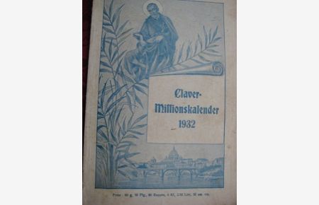 Claver Missionskalender 1932