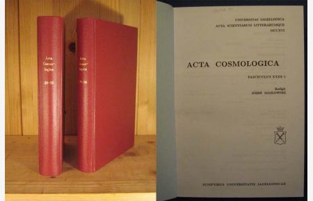 Acta Cosmologica, Vols. 20 - 24 (1994 - 1998). Auch Einzelbände erhältlich. Also single volumes available.
