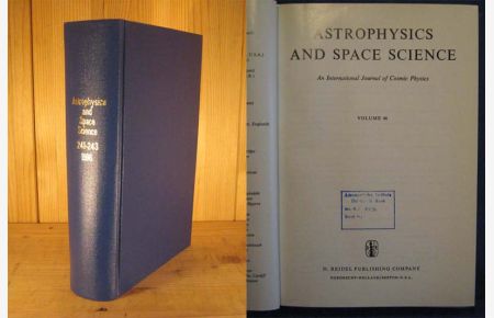Astrophysics and Space Science. An International Journal of Cosmic Physics, Vols. 1 - 246 (1968 - 1997).