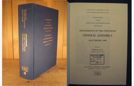 Transactions of the International Astronomical Union (IAU), Vol. VI- XXII (1939 - 1994). Auch Einzelbände erhältlich. Also single volumes available.