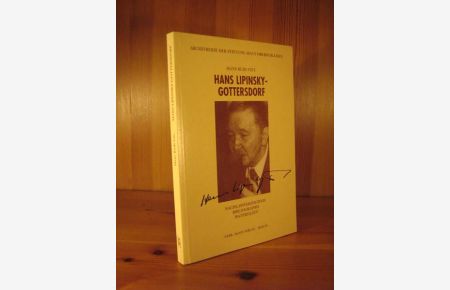 Hans Lipinsky-Gottersdorf. Nachlassverzeichnis, Bibliographie, Materialien.