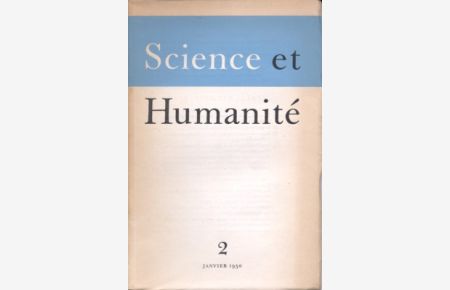 Science et humanité.