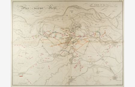 Plan du Siege de Kehl en 1796.