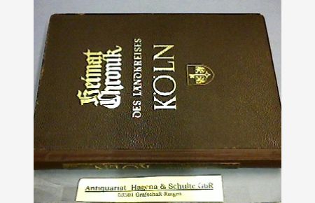 Heimatchronik des Landkreises Köln.