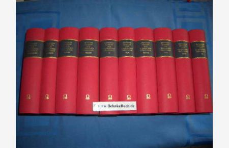 Leipziger Studien zur classischen Philologie : zwanzig Bände in zehn Bänden (10 Bde komplett).