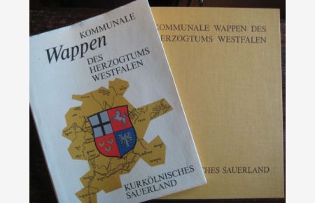 Kommunale Wappen des Herzogtums Westfalen. Kurkölnisches Sauerland.