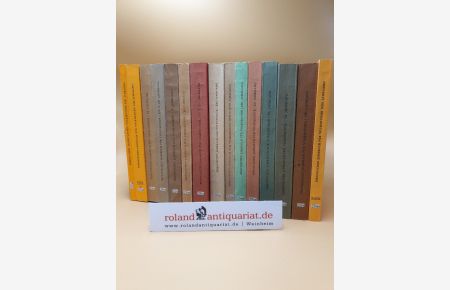 Rheinisches Jahrbuch für Volkskunde. 17 Jahrgänge in 15 Bänden. 7. - 23. Jahrgang
