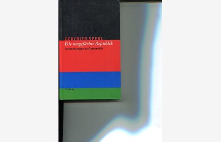 Die umgefärbte Republik. Anmerkungen zu Österreich.   - Mit Zeichn. von Dieter Jehentmayr.