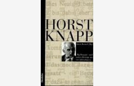 Horst Knapp. Big Bargain und andere Beiträge aus vier Jahrzehnten.