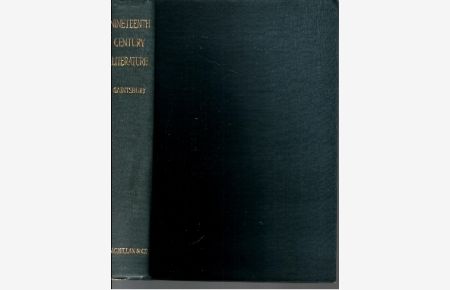 A history of nineteenth century literature (1780-1900)