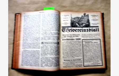 Eifelvereinsblatt. 24. (1923) - 29. (1928) Jahrgang in 1 Band.   - Hrsg. vom Eifelverein, Bonn.