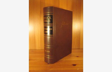 Brockhaus Enzyklopädie, 19. Auflage, Luxus-Ausgabe in Echtleder (Schafsleder), 1986 - 1994, Bd. 4 (BRO - COS), 1987 (im Schuber)