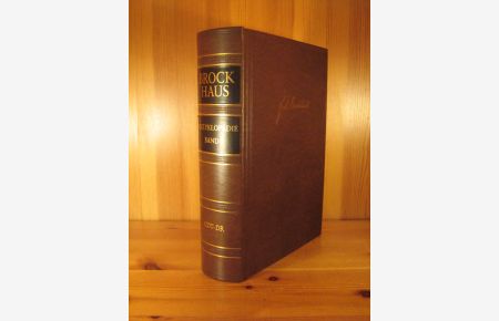 Brockhaus Enzyklopädie, 19. Auflage, Luxus-Ausgabe in Echtleder (Schafsleder), 1986 - 1994, Bd. 5 (COT -DR), 1988 (im Schuber)