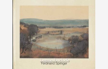 Ferdinand Springer.   - Aquarelle.