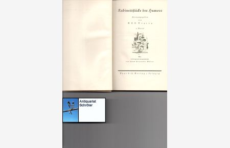 Kabinettstücke des Humors.   - 2. Band. Mit 8 Originallithographien von Hans Alexander Müller.