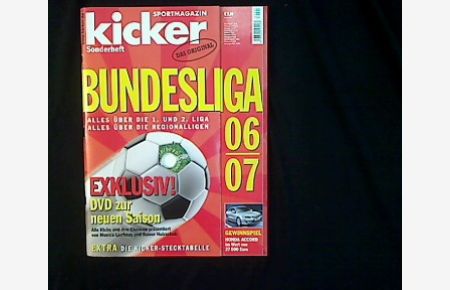 Kicker-Sonderheft Bundesliga 2006/2007.