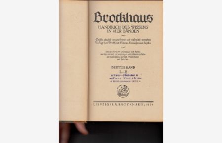 Brockhaus - Handbuch des Wissens - Band 1 + 2 + 3  - 3 Bücher
