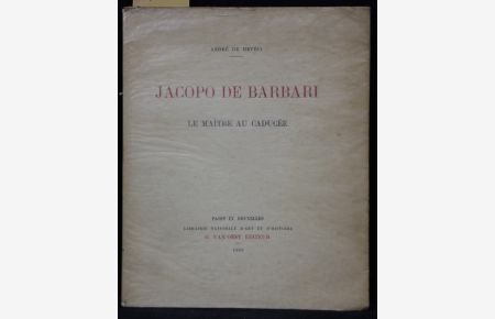 Jacopo de Barbari. Le Maitre au Caducee.