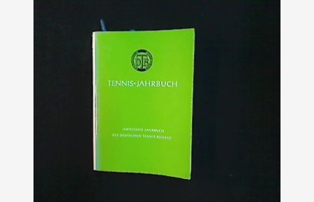 Jahrbuch des DTB 1975.   - Amtliches Jahrbuch des Deutschen Tennis Bundes.