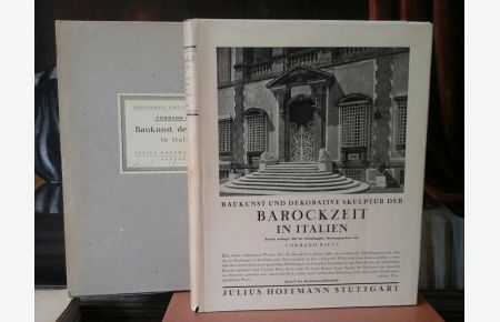 Baukunst und dekorative Skulptur der Barockzeit in Italien.   - Ins Deutsche übertragen von Dr. Julius Baum.